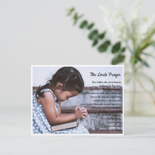 Postkarte - Das Fürstgebet (Stehend Vorderseite)