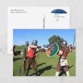 Postkarte - das letzte Gefecht (Vorne/Hinten)