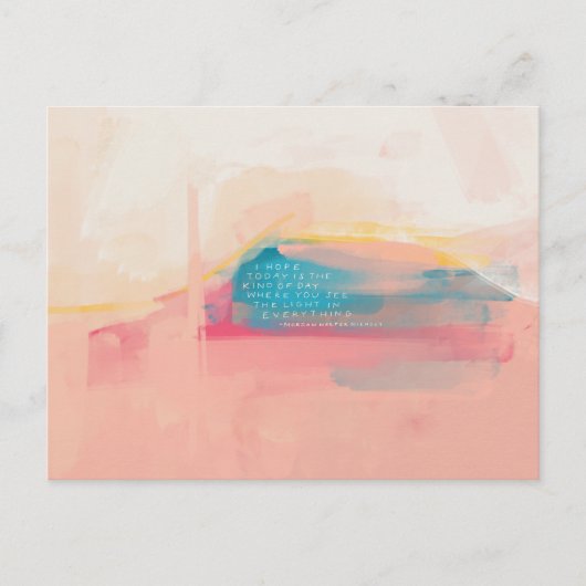 Postkarte "Das Licht in allem sehen" (Vorderseite)