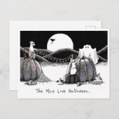 Postkarte: Das Mäuse-Liebe Halloween Postkarte (Vorne/Hinten)
