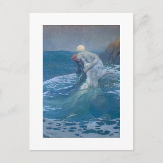 POSTKARTE : DAS MERMAID : HOWARD PYLE : 1910 (Vorderseite)