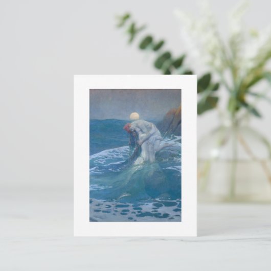 POSTKARTE : DAS MERMAID : HOWARD PYLE : 1910 (Stehend Vorderseite)