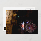 Postkarte: Dayton Fireworks (Red, White, & Blue) Postkarte (Vorne/Hinten)