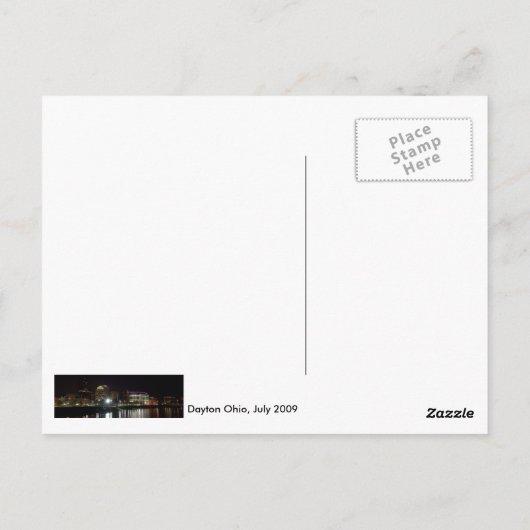 Postkarte: Dayton Fireworks (Red, White, & Blue) Postkarte (Rückseite)