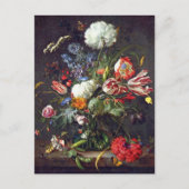 Postkarte De Heem Flower (Vorderseite)