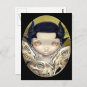 Postkarte "Delikate Knochen" (Vorne/Hinten)