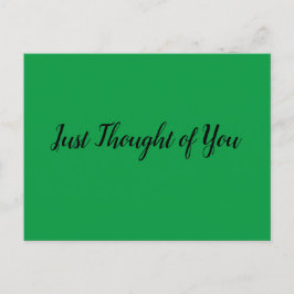 Postkarte - Denken: Lasst uns bald eine Verbindung