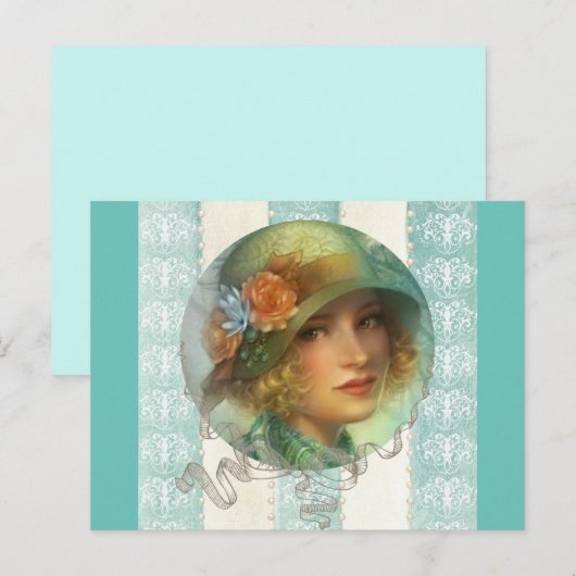 Postkarte der 1920er Jahre (Vorne/Hinten)