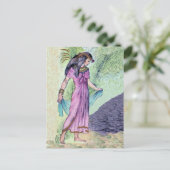 Postkarte der ägyptischen Prinzessin (Stehend Vorderseite)