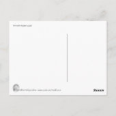 Postkarte der Alpenziege (Rückseite)