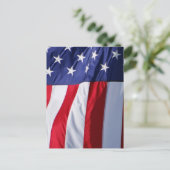 Postkarte der amerikanischen Flagge (Stehend Vorderseite)