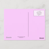 Postkarte der Anemonen (Rückseite)