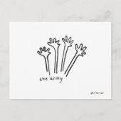 Postkarte der Armee (Vorderseite)