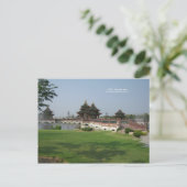 Postkarte der asiatischen Architektur (Stehend Vorderseite)