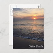 Postkarte der Außenbanken (Vorne/Hinten)