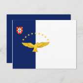 Postkarte der Azoren (Vorne/Hinten)