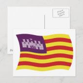 Postkarte der Balearen (Vorne/Hinten)