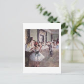 Postkarte der Ballet-Klasse (Stehend Vorderseite)