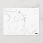 Postkarte der Ballet-Klasse (Rückseite)