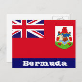 Postkarte der Bermuda (Vorne/Hinten)
