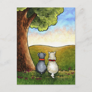 Postkarte der besten Freunde