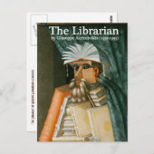Postkarte: Der Bibliothekar Postkarte (Vorne/Hinten)