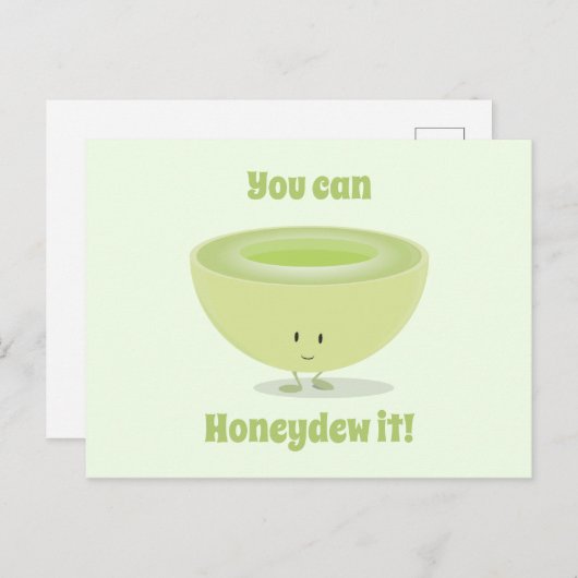 Postkarte der Blatthonig-Ermutigungs-| (Vorne/Hinten)