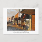 Postkarte der Brighton-Michigan-Szene (Vorderseite)