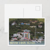 Postkarte der Britischen Jungferninseln (Vorne/Hinten)