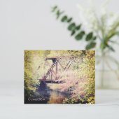 Postkarte der Connecticut Bridge (Stehend Vorderseite)