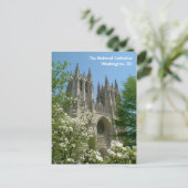 Postkarte der DC: Die Nationale Kathedrale (Stehend Vorderseite)