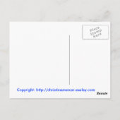 Postkarte "Der Denker" (Rückseite)