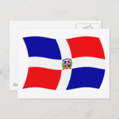 Postkarte der Dominikanischen Republik (Vorne/Hinten)