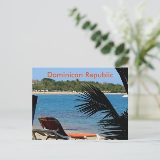 Postkarte der Dominikanischen Republik (Stehend Vorderseite)