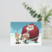 Postkarte der entrüsteten Elfen (Stehend Vorderseite)