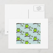 Postkarte der Eule (Vorne/Hinten)