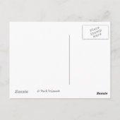 Postkarte der Eule (Rückseite)