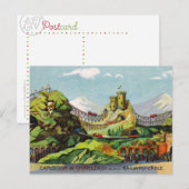 Postkarte der Exposition de Charleroi (Vorne/Hinten)