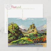 Postkarte der Exposition de Charleroi (Vorne/Hinten)