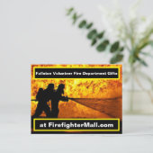 Postkarte der Fallston Volunteer Fire Department (Stehend Vorderseite)