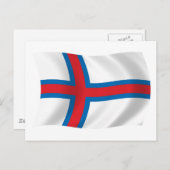 Postkarte der Färöer (Vorne/Hinten)