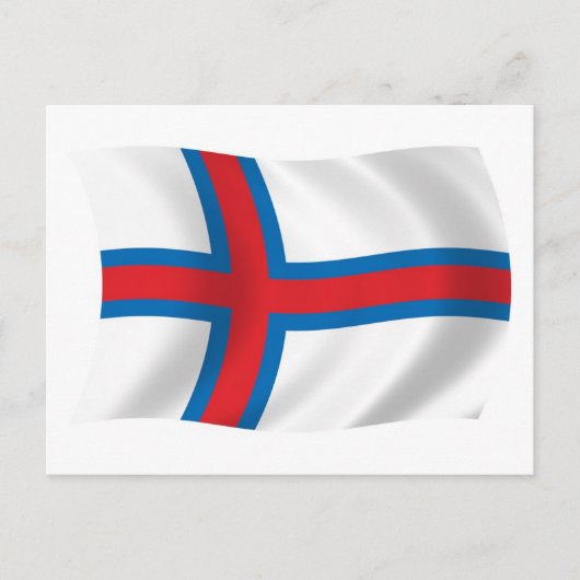 Postkarte der Färöer (Vorderseite)
