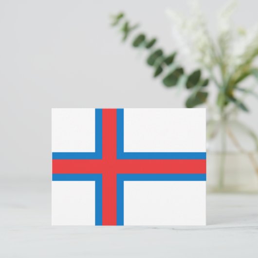 Postkarte der Färöer (Stehend Vorderseite)