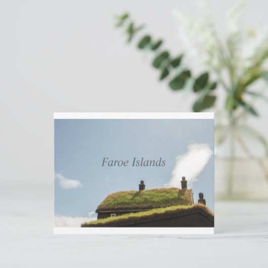 Postkarte der Färöer (Stehend Vorderseite)