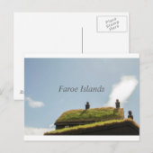 Postkarte der Färöer (Vorne/Hinten)