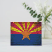 Postkarte der Flagge Arizona (Stehend Vorderseite)