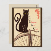 Postkarte der französischen Katze (Vorne/Hinten)