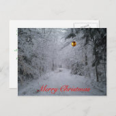 Postkarte der frohen Weihnachten (Vorne/Hinten)