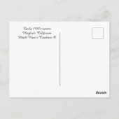 Postkarte der frühen 1900er (Rückseite)