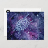 Postkarte der galaktischen Schafe (Vorne/Hinten)